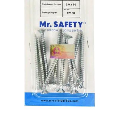 Gambar Mr.Safety Sekrup Chipboard 5.0X60