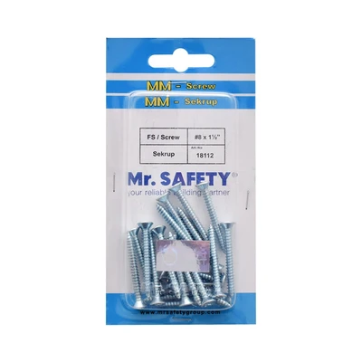 Gambar Mr.Safety Set Sekrup #8x3.8 cm