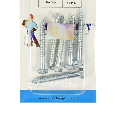 Gambar Mr.Safety Sekrup Kayu Hex 1/4x1/2 Inch Set 6 pcs