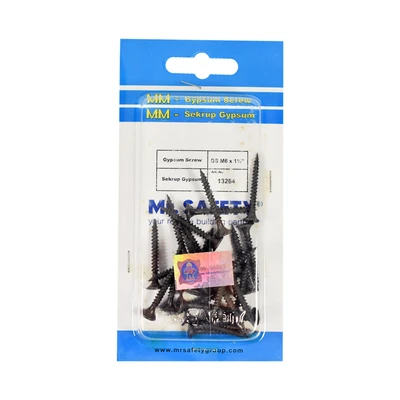 Gambar Mr.Safety Sekrup Gypsum M6x1 1/4 Inch Set 25 pcs