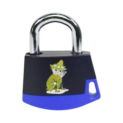 Gambar Abloy Classic Gembok Moomin Snufkin - Biru