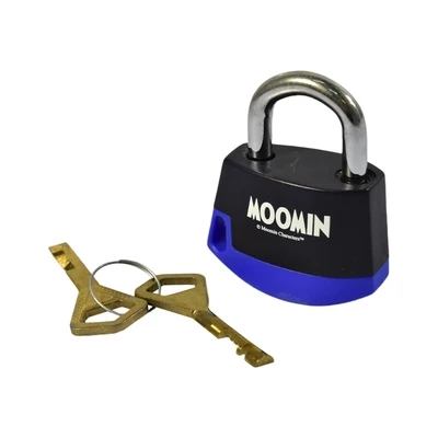 Gambar Abloy Classic Gembok Moomin Troll And Snufkin - Biru