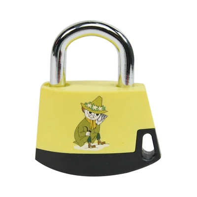 Gambar Abloy Classic Gembok Moomin Snufkin - Kuning