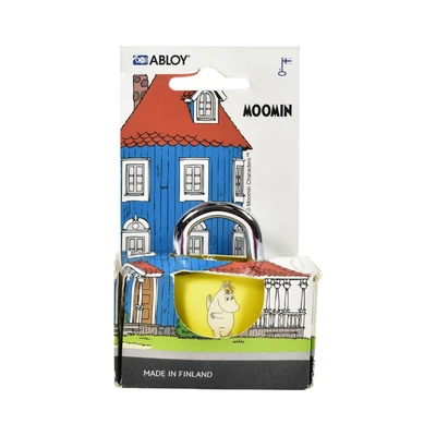 Gambar Abloy Classic Gembok Moomin Snorkmaide - Kuning