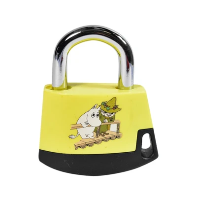 Gambar Abloy Classic Gembok Moomin Troll & Snufkin - Kuning