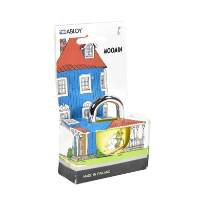 Gambar Abloy Classic Gembok Moomin Troll & Snufkin - Kuning