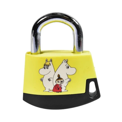 Gambar Abloy Classic Gembok Moomin Maiden & Little My - Kuning