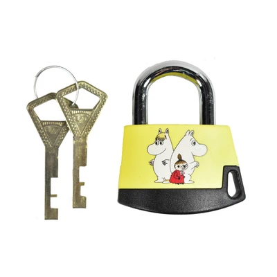 Gambar Abloy Classic Gembok Moomin Maiden & Little My - Kuning