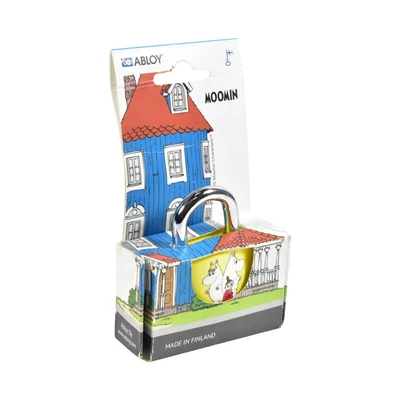 Gambar Abloy Classic Gembok Moomin Maiden & Little My - Kuning