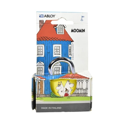 Gambar Abloy Classic Gembok Moomin Maiden & Little My - Kuning