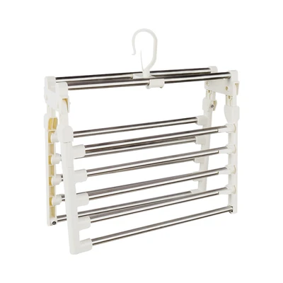 Gambar Kris Hanger Baju Besi & Plastik 38 cm - Putih Ivory