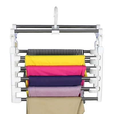Gambar Kris Hanger Baju Besi & Plastik 38 cm - Putih Ivory