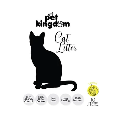 Gambar Pet Kingdom Pasir Kucing Quick Clumping Lemon 10 Liter