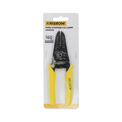 Gambar Krisbow Tang Pengupas & Pemotong Kabel 0.5-2.6mm Lrws26