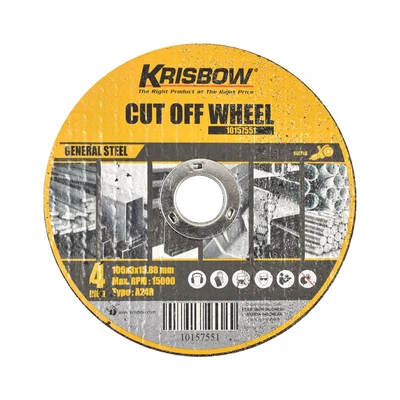 Gambar Krisbow Mata Gerinda Potong 105X3X15.88 mm 4 Inch Gs