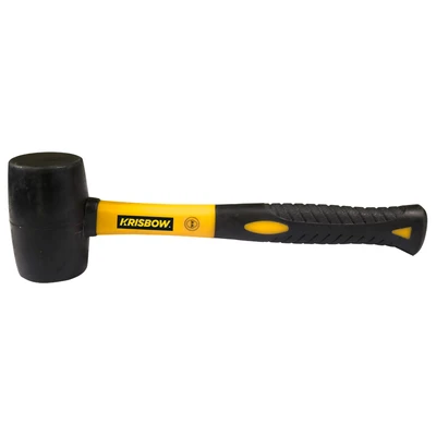 Gambar Krisbow Palu Karet 453 Gr - Hitam