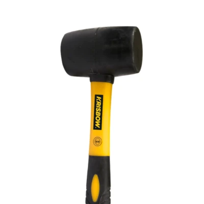 Gambar Krisbow Palu Karet 453 Gr - Hitam
