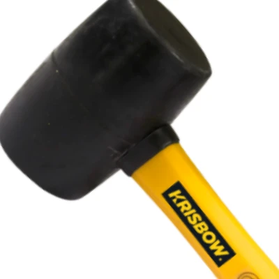 Gambar Krisbow Palu Karet 453 Gr - Hitam