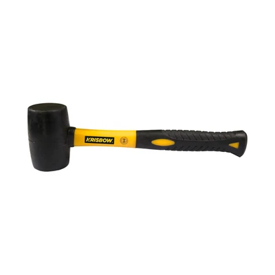 Gambar Krisbow Palu Karet 680 Gr Lrrhb24 - Hitam