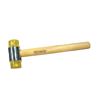 Gambar Krisbow Palu Plastik Dengan Handle Kayu 2.5 cm - Kuning