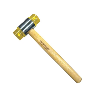 Gambar Krisbow Palu Plastik Dengan Handle Kayu 2.5 cm - Kuning