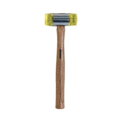 Gambar Krisbow Palu Plastik Dengan Handle Kayu 4 cm - Kuning