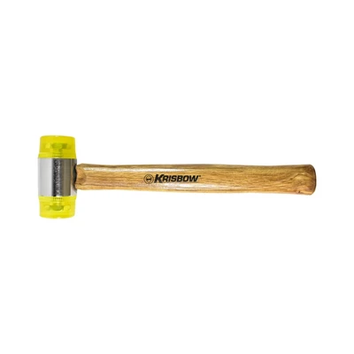 Gambar Krisbow Palu Plastik Handle Kayu 4.5 cm