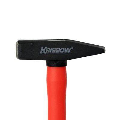 Gambar Krisbow Palu Masinis 300 Gr Rubber Grip Lrmh3 - Merah