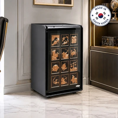Gambar Lucell Brankas Tahan Api Fingerprint Zodiac 87.7x50.2x50.1 cm LU-2000 - Hitam