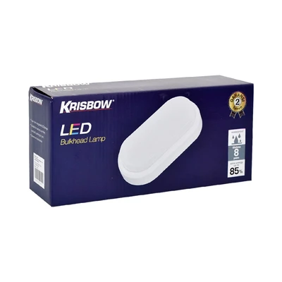 Gambar Krisbow Lampu Dinding LED Oval 16 Watt Cool Daylight - Putih