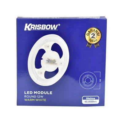 Gambar Krisbow Led Module Bulat 3000k 12w - Warm White