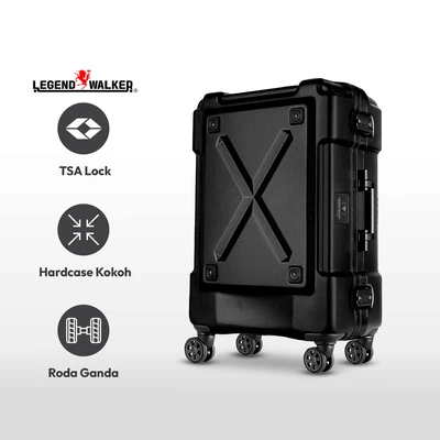 Gambar Legend Walker 28 Inci Koper Pc Tsa Lock Outdoor - Hitam