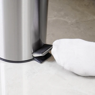 Gambar Informa Tempat Sampah Pedal Stainless Steel Fingerprint Proof 3 Liter - Silver