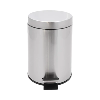 Gambar Informa Tempat Sampah Pedal Stainless Steel Fingerprint Proof 3 Liter - Silver