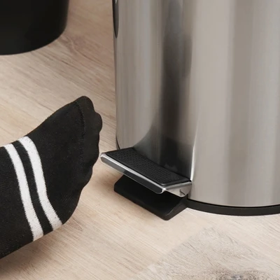 Gambar Informa Tempat Sampah Pedal Stainless Steel Fingerprint Proof 12 Liter - Silver