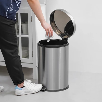 Gambar Informa Tempat Sampah Pedal Stainless Steel Fingerprint Proof 20 Liter - Silver