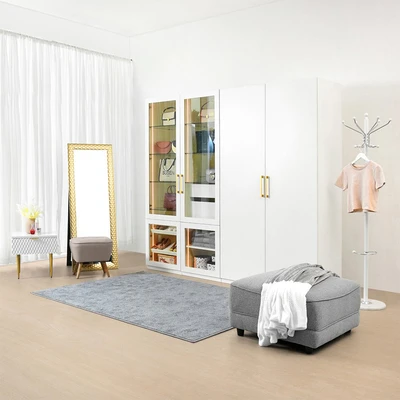 Gambar Informa Gantungan Pakaian Metal 38x38x182 cm - Putih