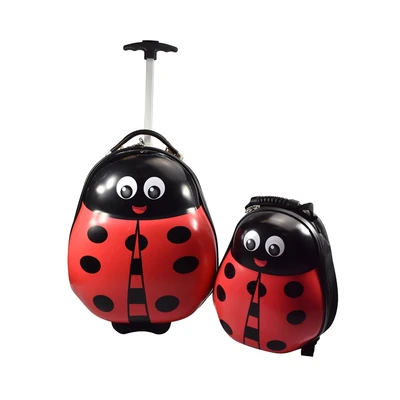 Gambar Heys 18 & 13 Inci Set 2 Pcs Ladybug Koper & Ransel Anak Abs Pc