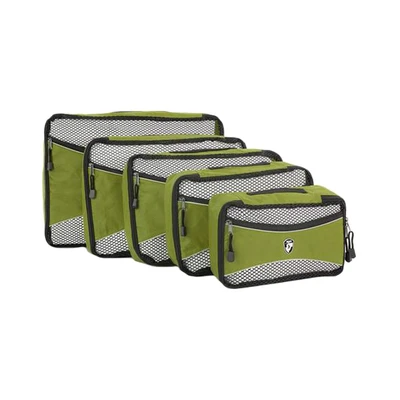 Gambar Heys Tas Organizer Toiletry Ecotex 5 Pcs - Hijau