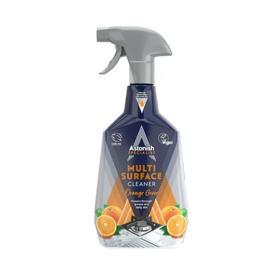 Gambar Astonish Orange Grove Spray Pembersih Noda Minyak & Lemak Permukaan Dapur 750 ml