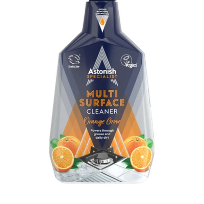 Gambar Astonish Orange Grove Spray Pembersih Noda Minyak & Lemak Permukaan Dapur 750 ml