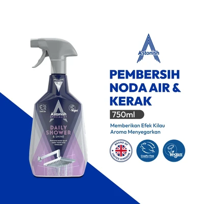 Gambar Astonish Ocean Mist Spray Pembersih Kerak Shower & Kamar Mandi 750 ml