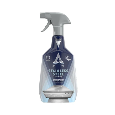Gambar Astonish Spray Pembersih Noda Minyak & Sidik Jari Permukaan Stainless Steel 750 ml