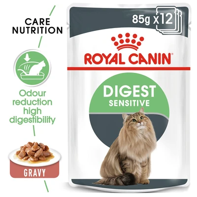Gambar Royal Canin 85 Gr Makanan Kucing Basah Adult Digestive Care Gravy