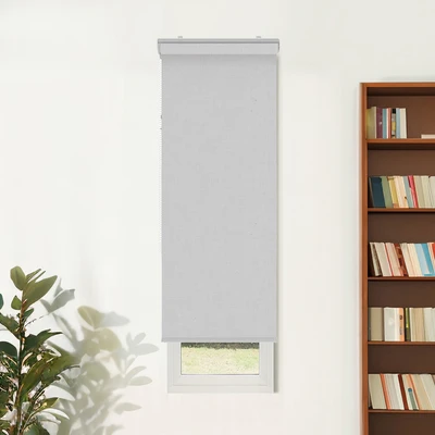 Gambar Arai 60x185 Cm Roller Blind Solar Screen - Abu-abu