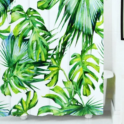 Gambar Forhom Tirai Kamar Mandi Poly Tropical 180x180 cm