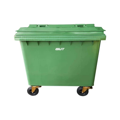 Gambar Gut 660 Ltr Tempat Sampah Outdoor Dengan Tutup - Hijau