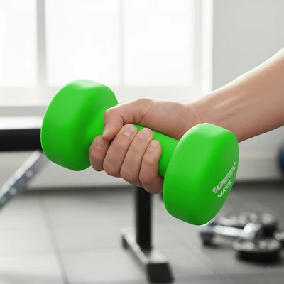 Gambar Kinetic Dumbbell Neoprene 4kg - Hijau