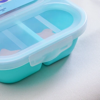 Gambar Smash Kotak Makan 6 Sekat Bento - Biru
