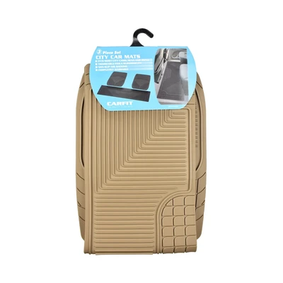 Gambar Carfit Set Karpet Mobil 9933 3 Pcs - Krem